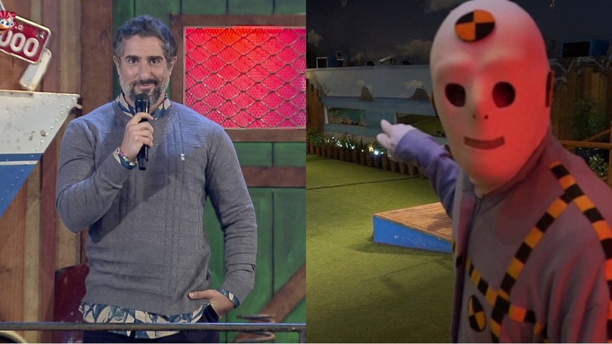 Boninho e perfil da TV Globo no Twitter debocham de erro em A Fazenda 12 (Reprodução: Record TV / Twitter: @RedeGlobo)