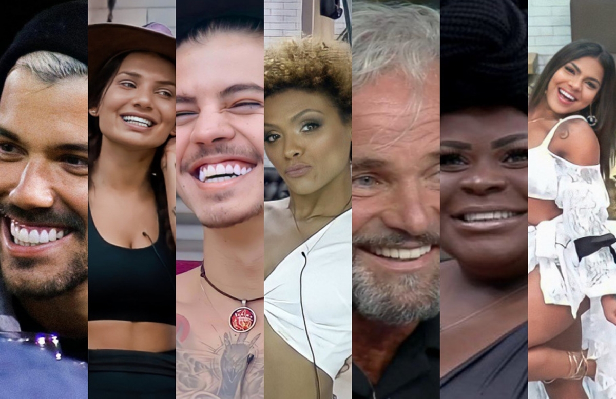 Lipe, Stéfani, Biel, Lidi, Mateus, Jojo e Tays formam o top 7 de A Fazenda 12 (Reprodução: PlayPlus)