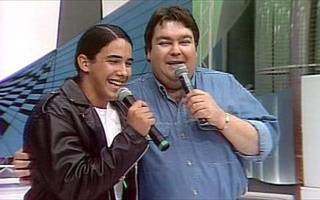 Andr&eacute; Marques aos 15 anos no Doming&atilde;o do Faust&atilde;o