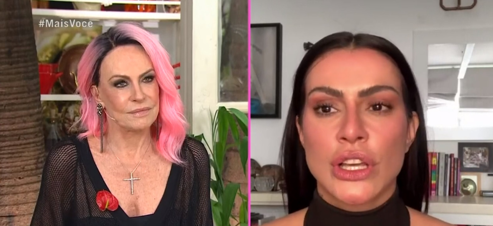 Ana Maria Braga e Cleo no Mais Você