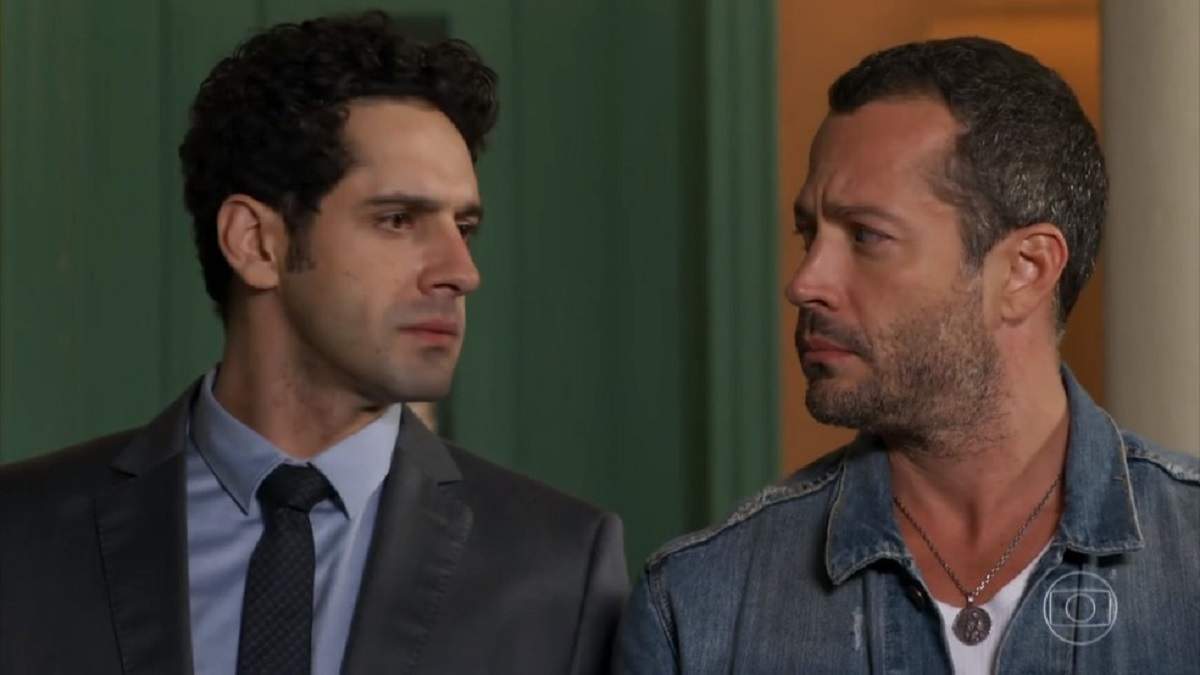 Beto (João Baldasserini) e Apolo (Malvino Salvador) em Haja Coração