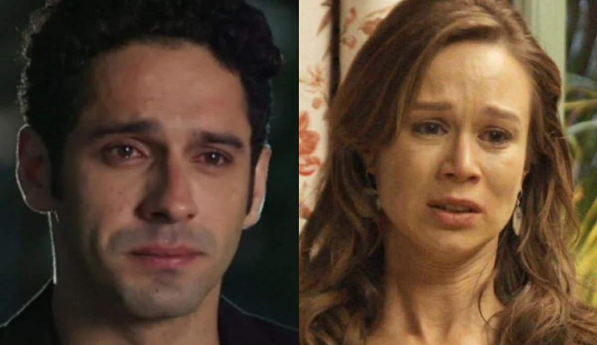 Beto (João Baldasserini) e Tancinha (Mariana Ximenes) de Haja Coração