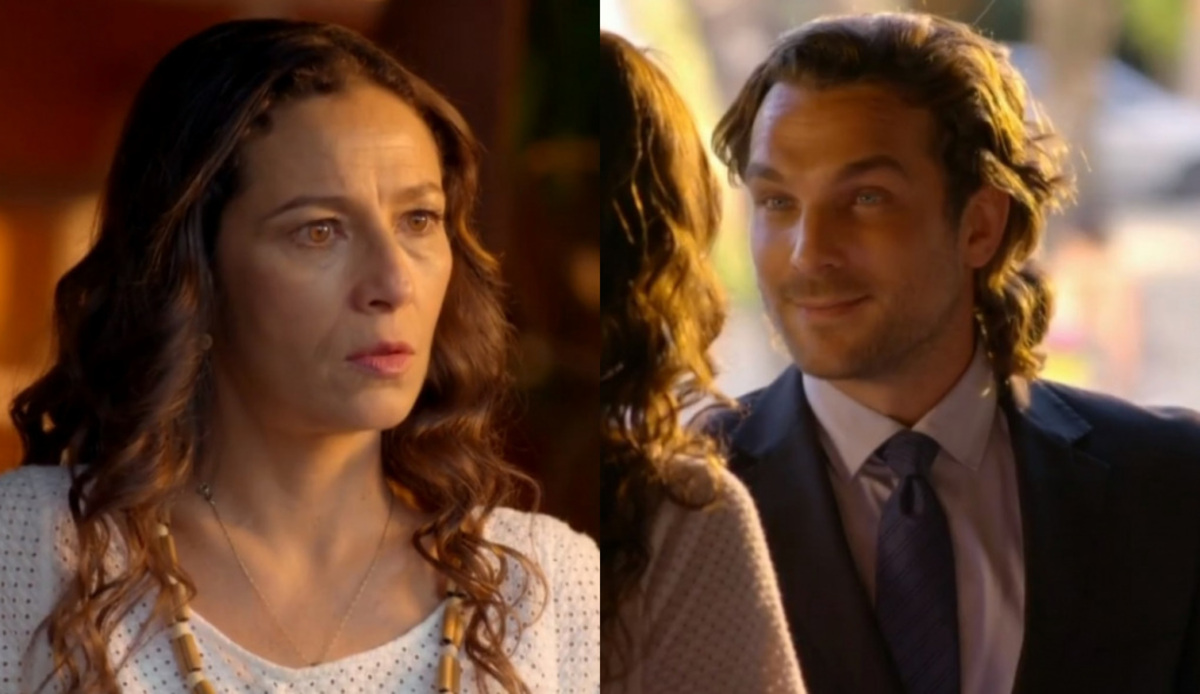 Bibiana (Cyria Coentro) e Alberto (Igor Rickli) de Flor do Caribe