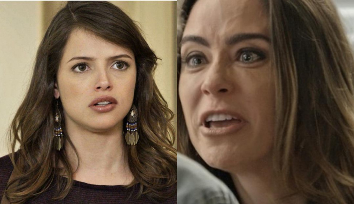 Camila (Agatha Moreira) e Bruna (Fernanda Vasconcellos) de Haja Coração