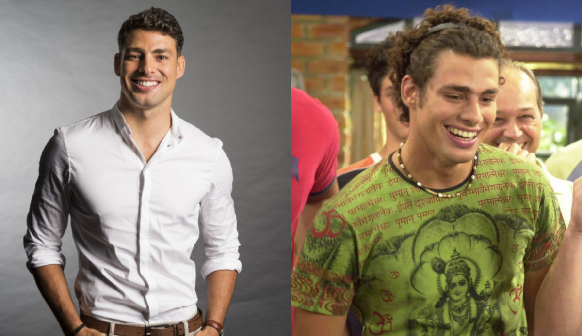 Cauã Reymond atualmente e na época de Malhação