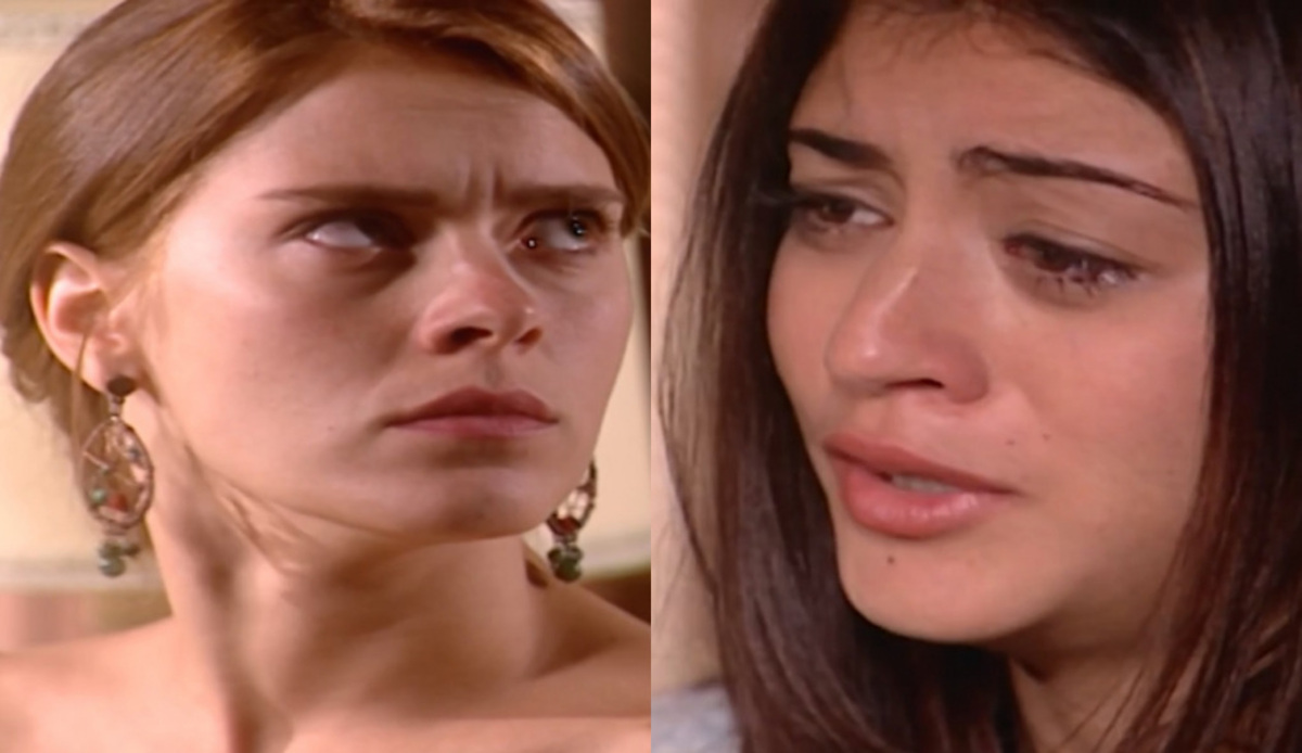 Edwiges (Carolina Dieckmann) e Gracinha (Carol Castro) de Mulheres Apaixonadas
