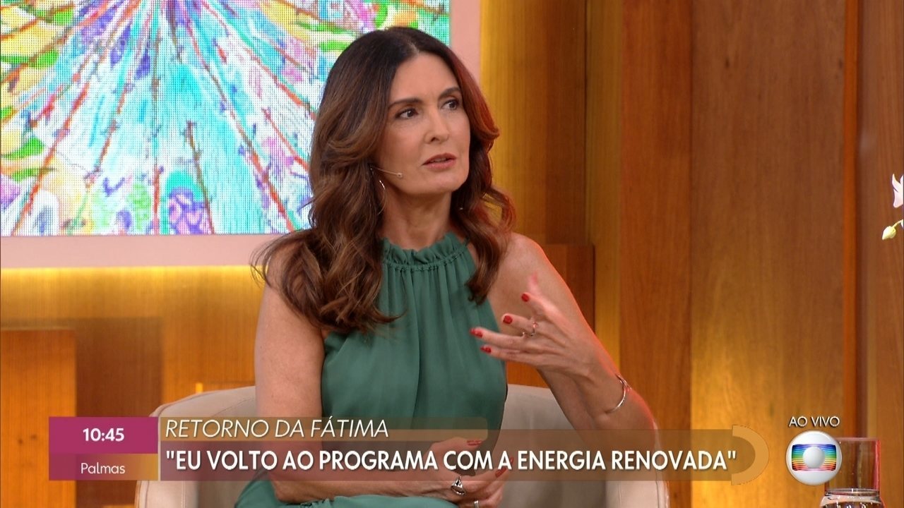 Fátima Bernardes no Encontro