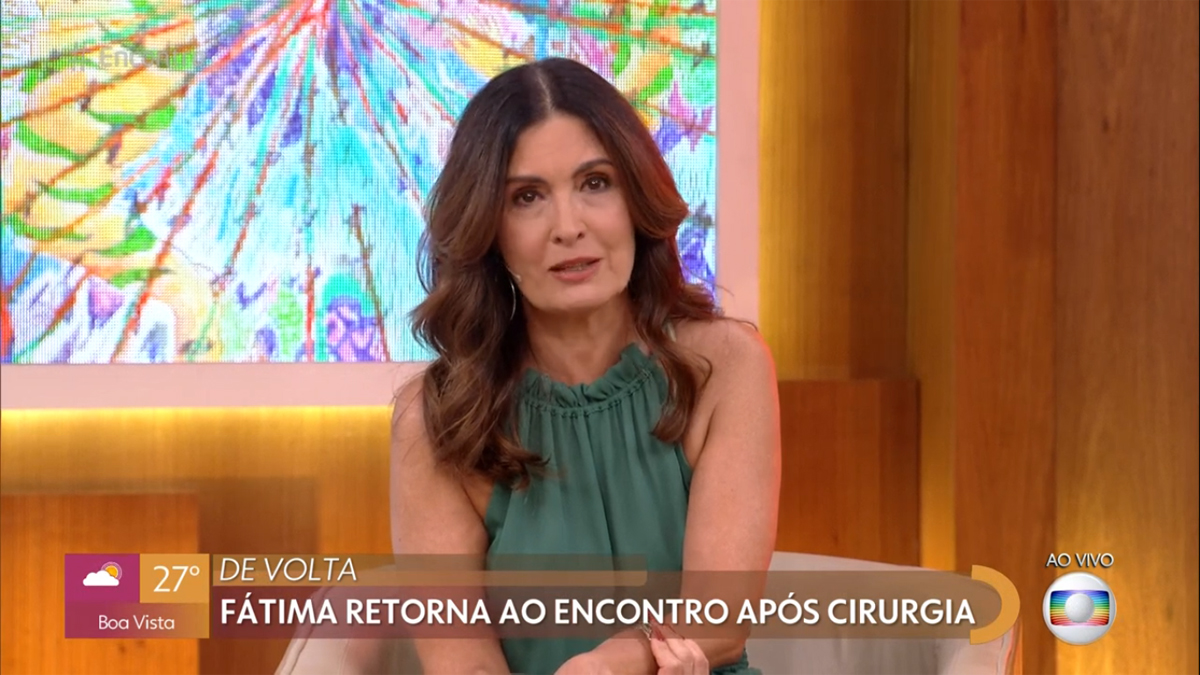 Fátima Bernardes no Encontro