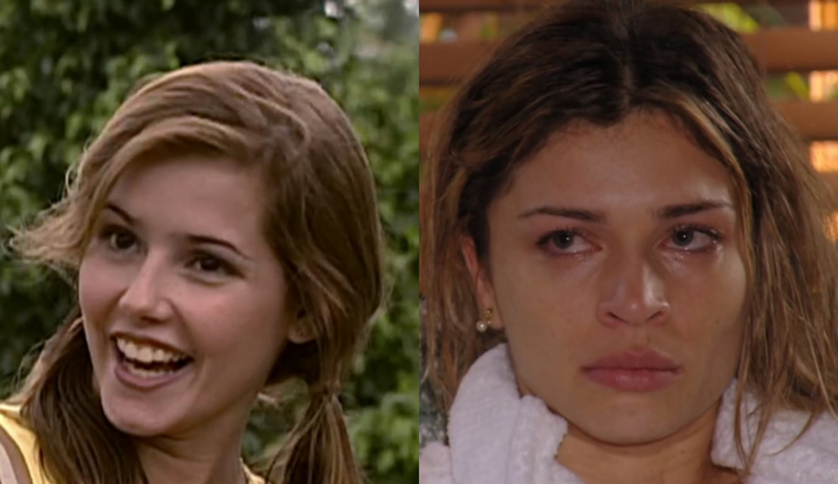 Íris (Deborah Secco) de Laços de Família e Ester (Grazi Massafera) de Flor do Caribe