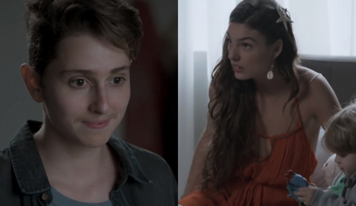 Ivana (Carol Duarte) e Ritinha (Isis Valverde) de A Força do Querer