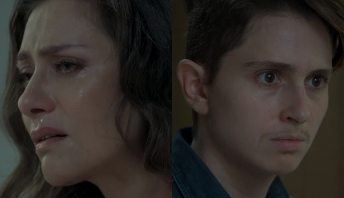 Joyce (Maria Fernanda Cândido) e Ivan (Carol Duarte) de A Força do Querer