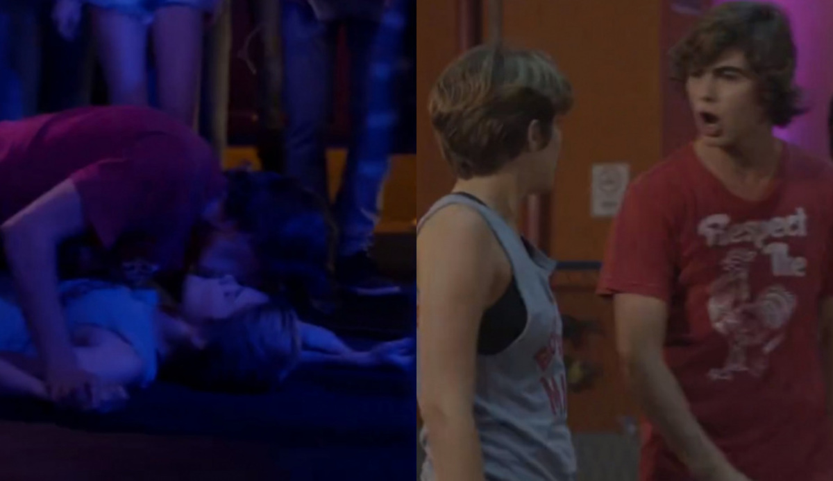 Karina (Isabella Santoni) e Pedro (Rafael Vitti) de Malhação Sonhos