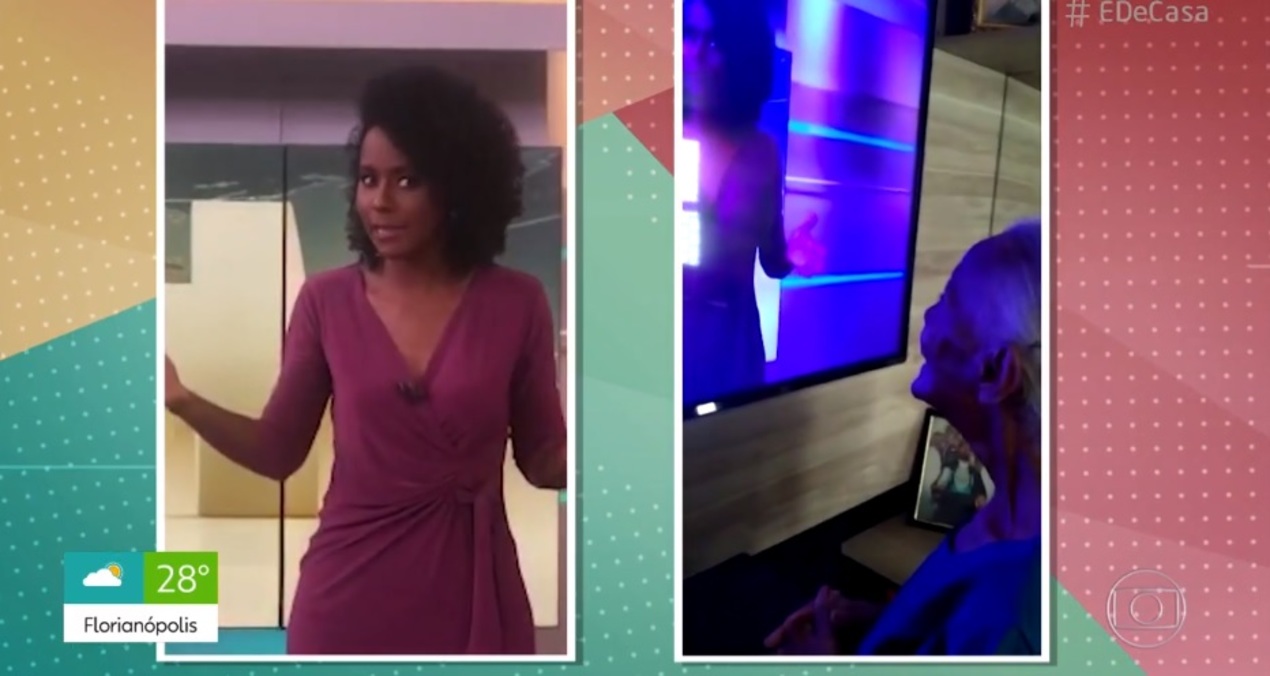 Maju Coutinho e Maria Sebastiana no É de Casa