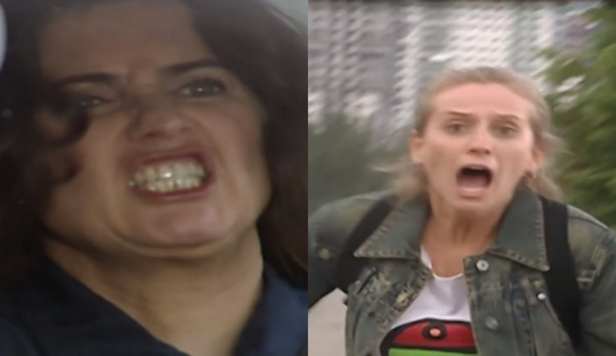 Margareth (Laura Lustosa) e Rafaela (Paula Picarelli) de Mulheres Apaixonadas