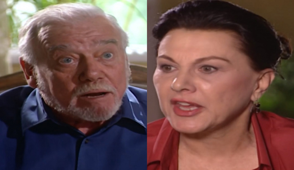 Onofre (Serafim Gonzales) e Marta (Marly Bueno) de Mulheres Apaixonadas