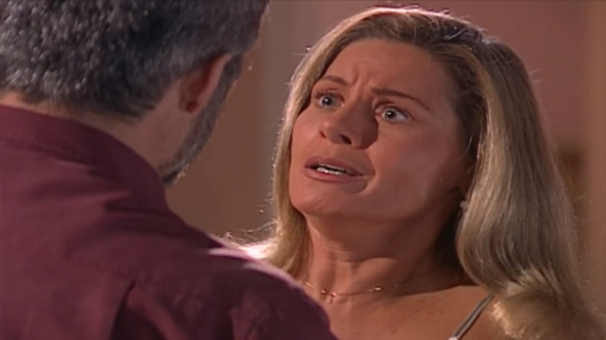 Pedro (José Mayer) e Helena (Vera Fischer) em Laços de Família