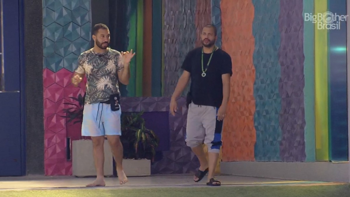 Gilberto e Projota na manhã do dia 27 de janeiro