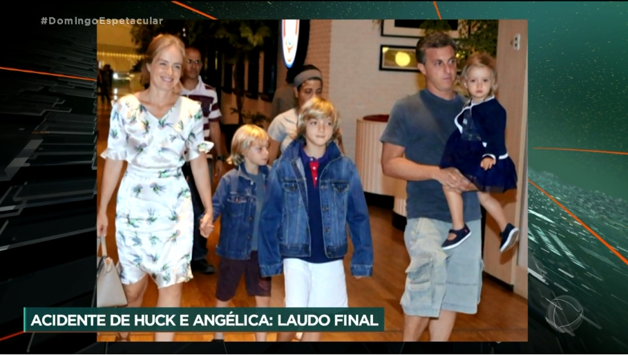 Domingo Espetacular aborda conclusão das investigações sobre o acidente de avião sofrido por Luciano Huck e família no ano de 2015 (Reprodução: Record TV)