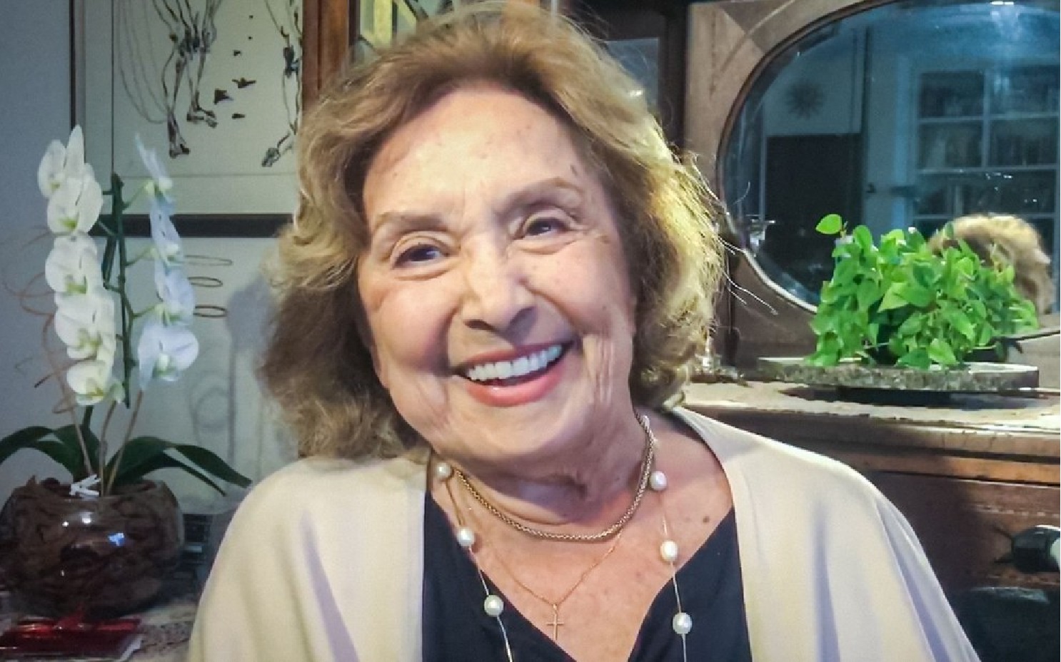 A atriz Eva Wilma (Divulgação / Globo)