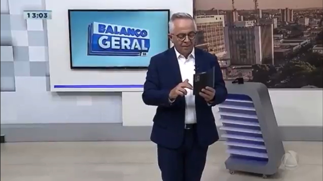 Sérgio Cursino no programa Balanço Geral SE (Reprodução / Twitter)