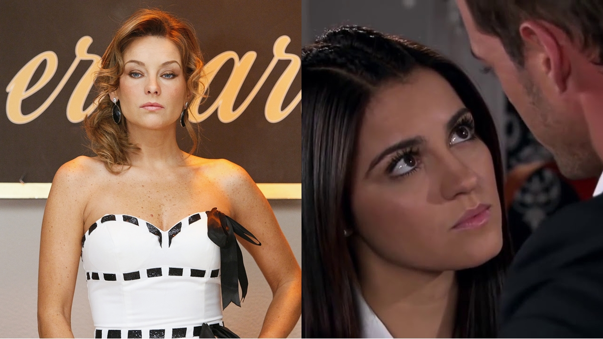 Max e Maria se reaproximam e Helena descobre (Reprodução: Televisa S.A.)