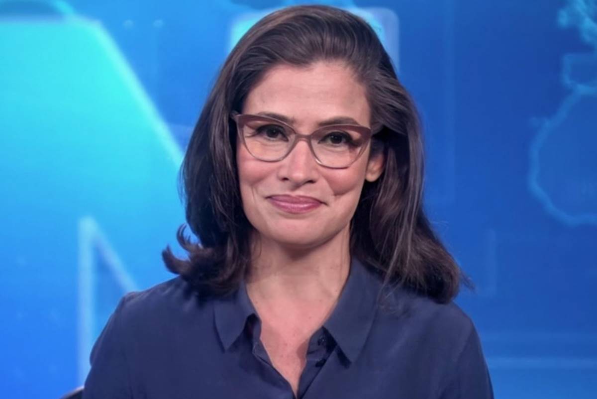 Renata Vasconcellos no JN