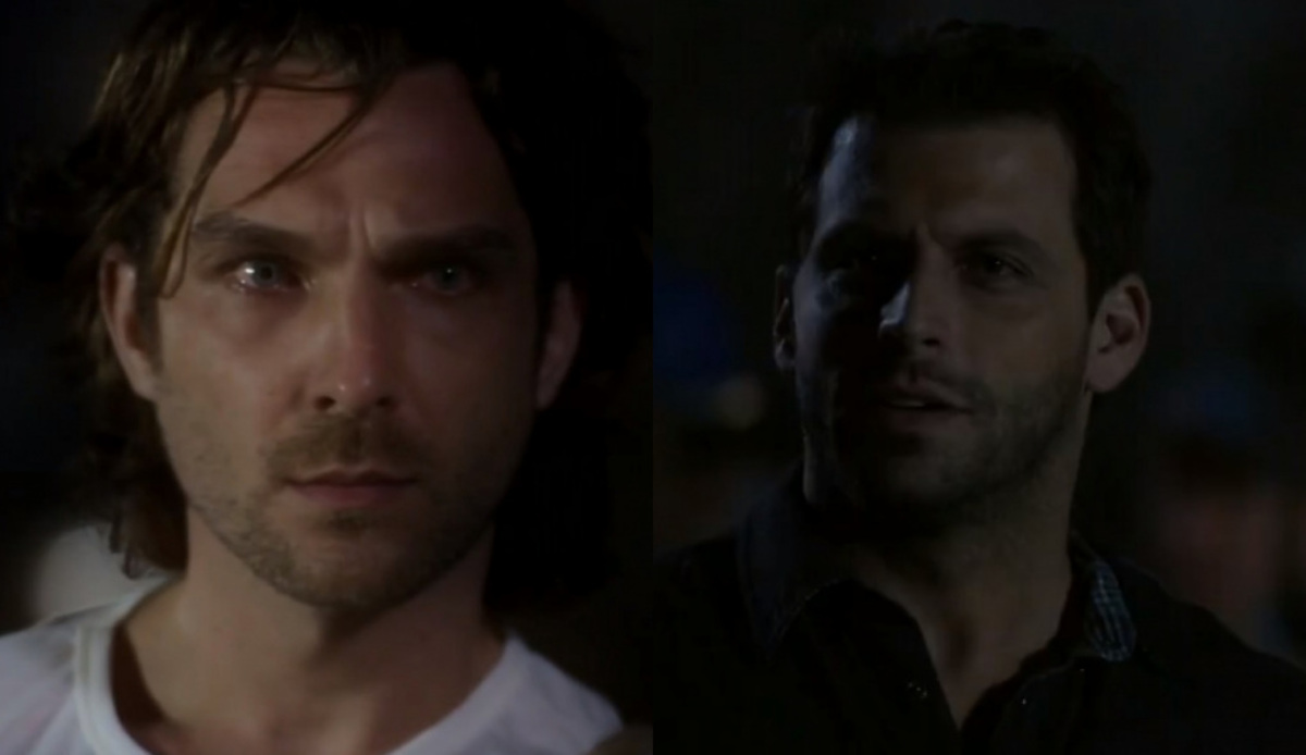 Alberto (Igor Rickli) e Cassiano (Henri Castelli) de Flor do Caribe