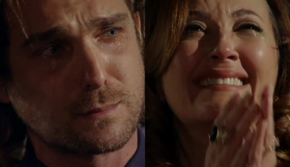 Alberto (Igor Rickli) e Guiomar (Claudia Netto) de Flor do Caribe