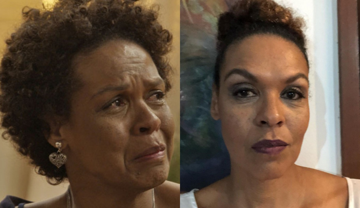 Ana Carbatti como Nair de Haja Coração e atualmente