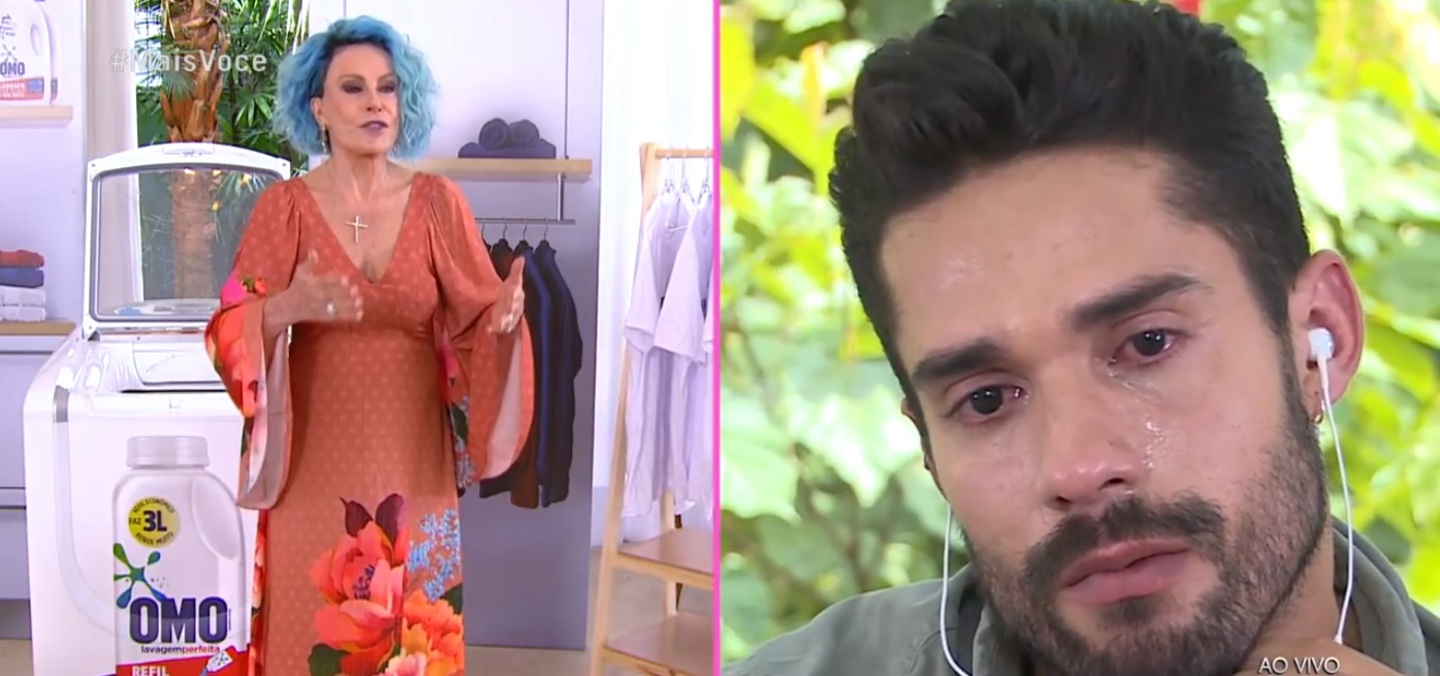 Ana Maria Braga e Arcrebiano no Mais Você