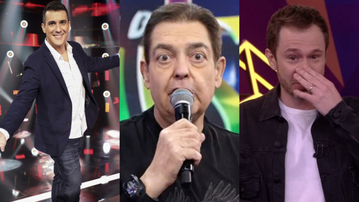 André Marques, Faustão e Tiago Leifert