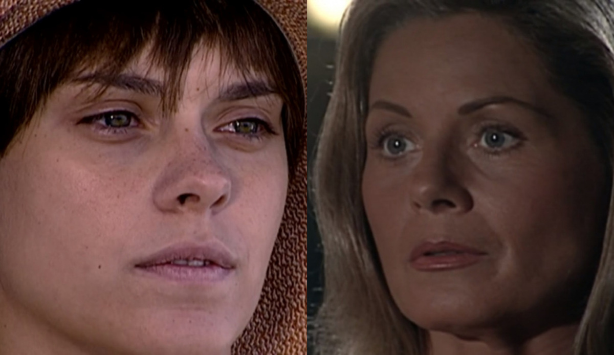 Camila (Carolina Dieckmann) e Helena (Vera Fischer) de Laços de Família