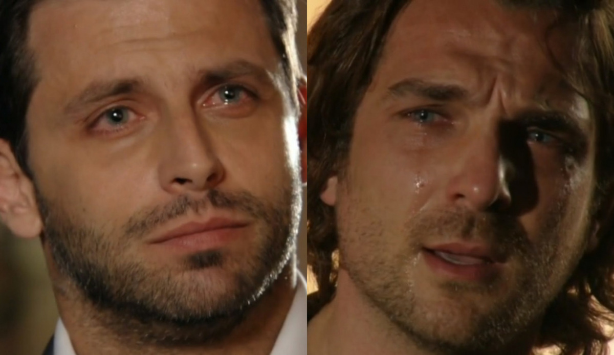 Cassiano (Henri Castelli) e Alberto (Igor Rickli) de Flor do Caribe