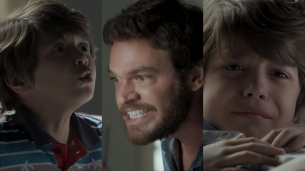 Dedé (João Bravo) e Rubinho (Emílio Dantas) de A Força do Querer