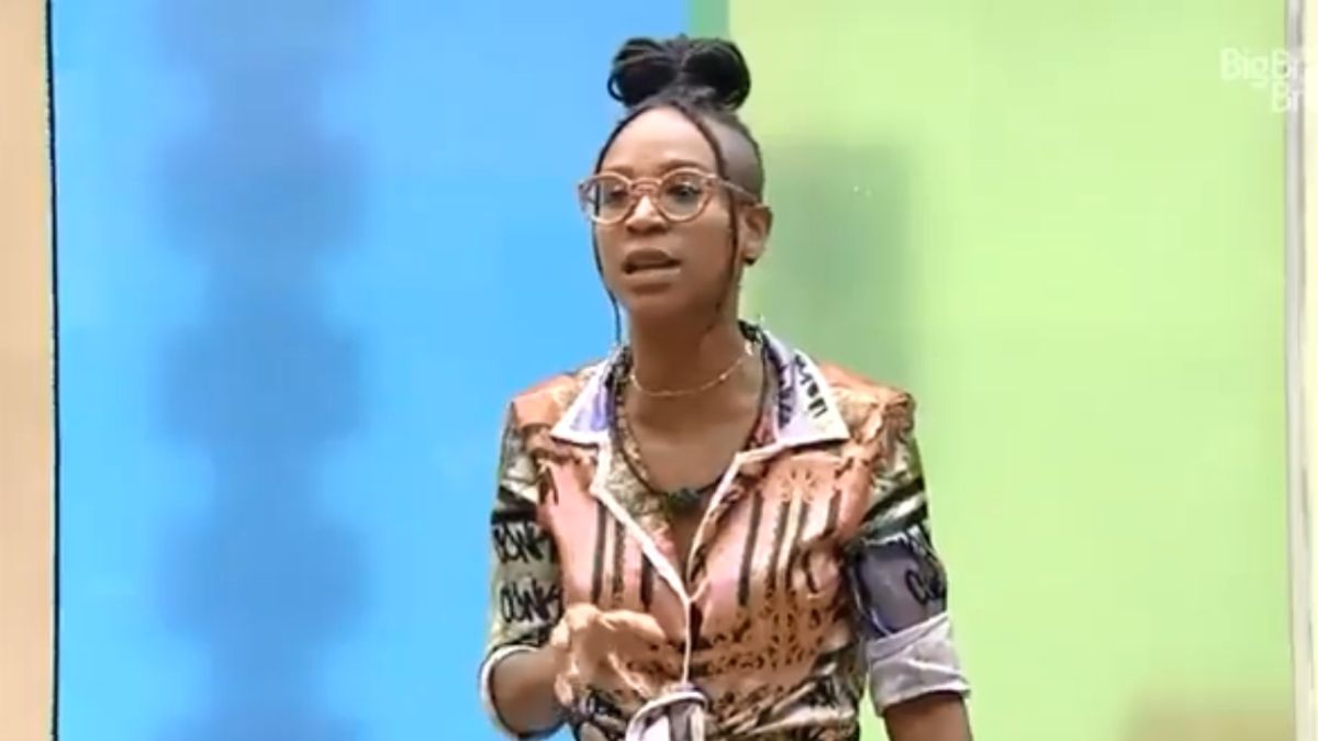Karol Conká na academia do BBB 21