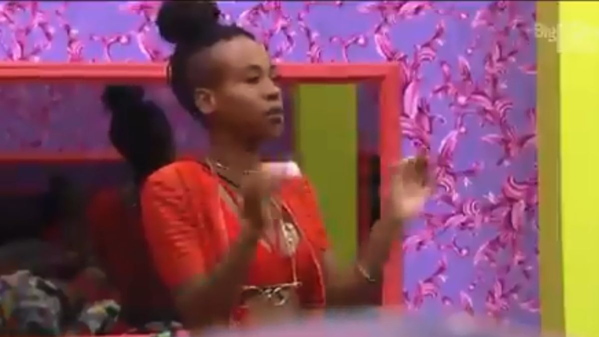 Karol Conká no quarto colorido do BBB 21