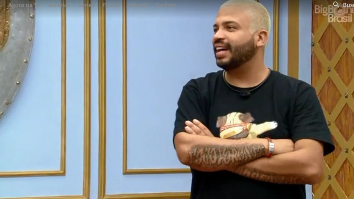 Projota no quarto do Líder do BBB 21