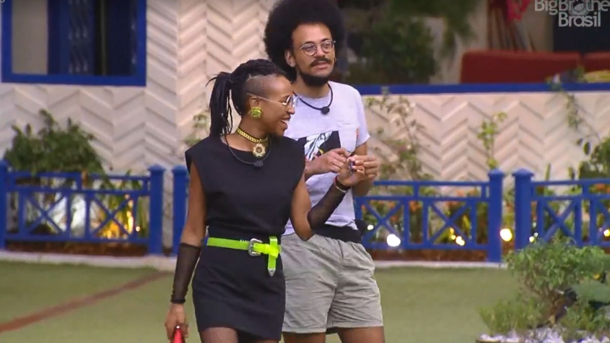 Karol Conká e João Luiz no BBB 21