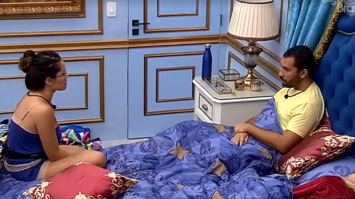 Juliette e Gilberto no Quarto do Líder no BBB 21