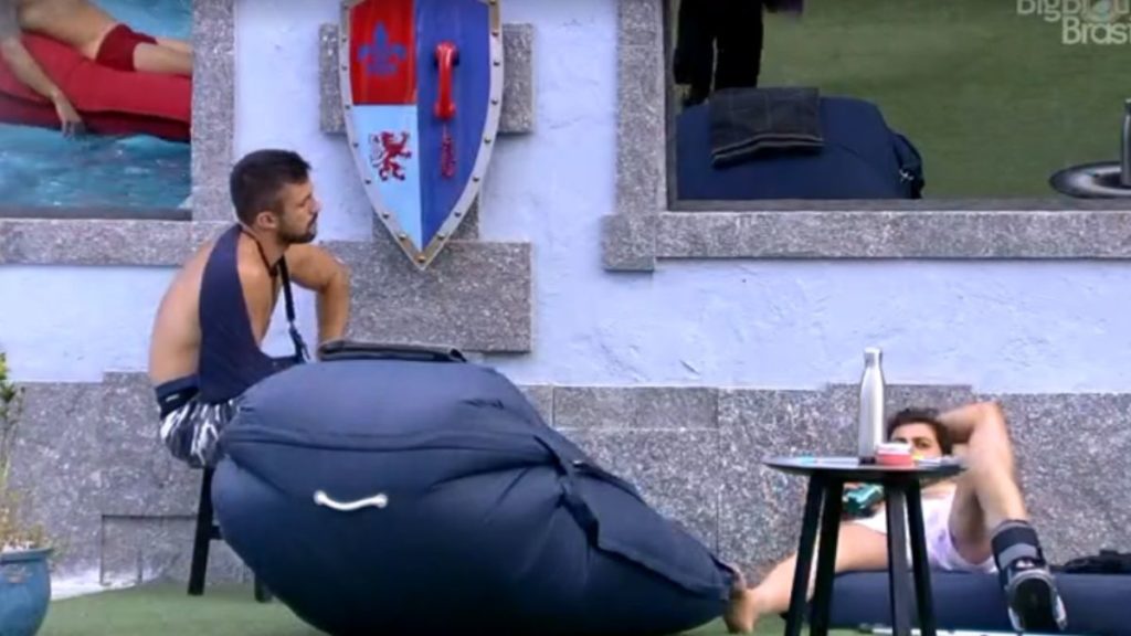arthur e caio no big fone do bbb 21