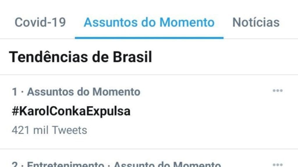 #karolconkaexpulsa no twitter
