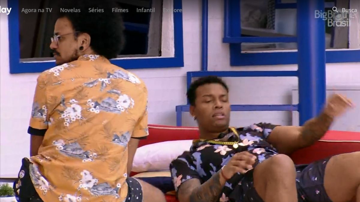 João Luiz e Nego DI no BBB 21