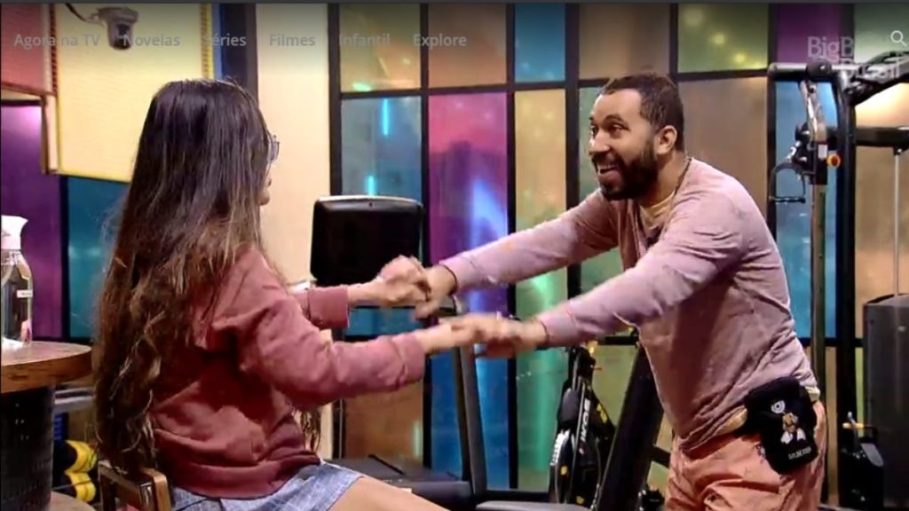 Juliette e Gilberto no BBB 21