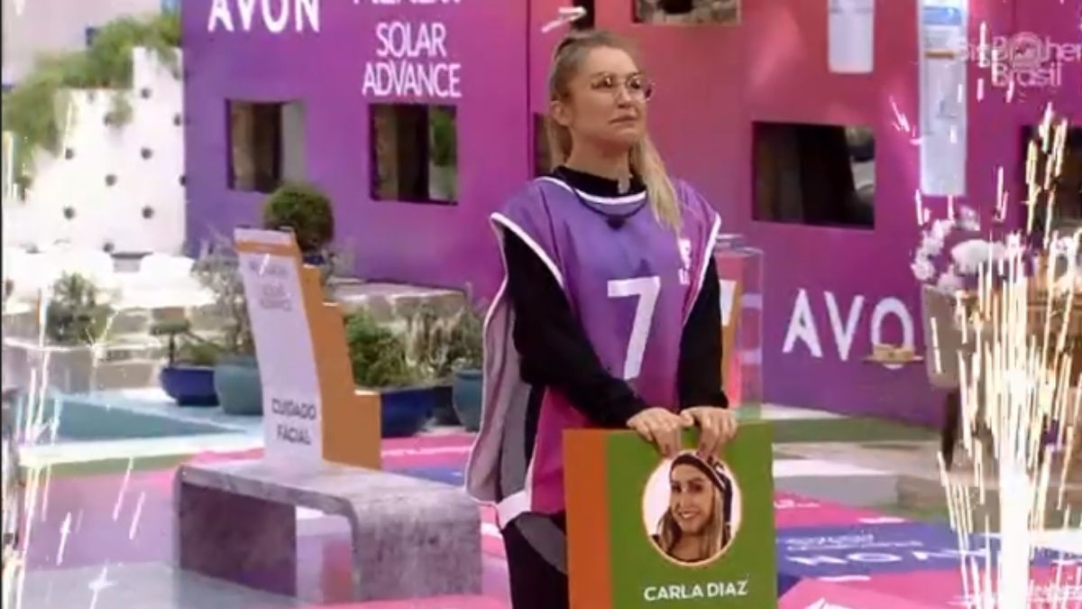 Carla Diaz ganha a prova do anjo no BBB 21