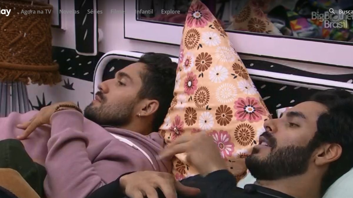 Rodolffo e Bill no quarto Cordel no BBB 21