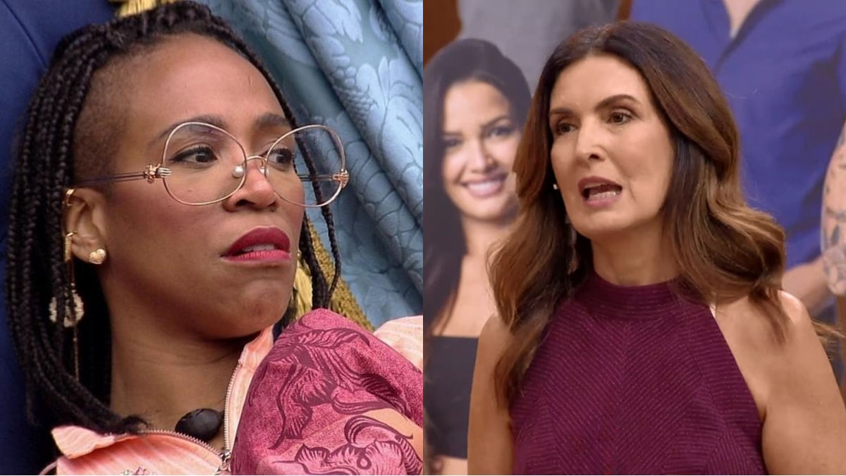 Fátima Bernardes solta o verbo sobre Karol Conká (Reprodução: Globo/Montagem Observatório da TV)