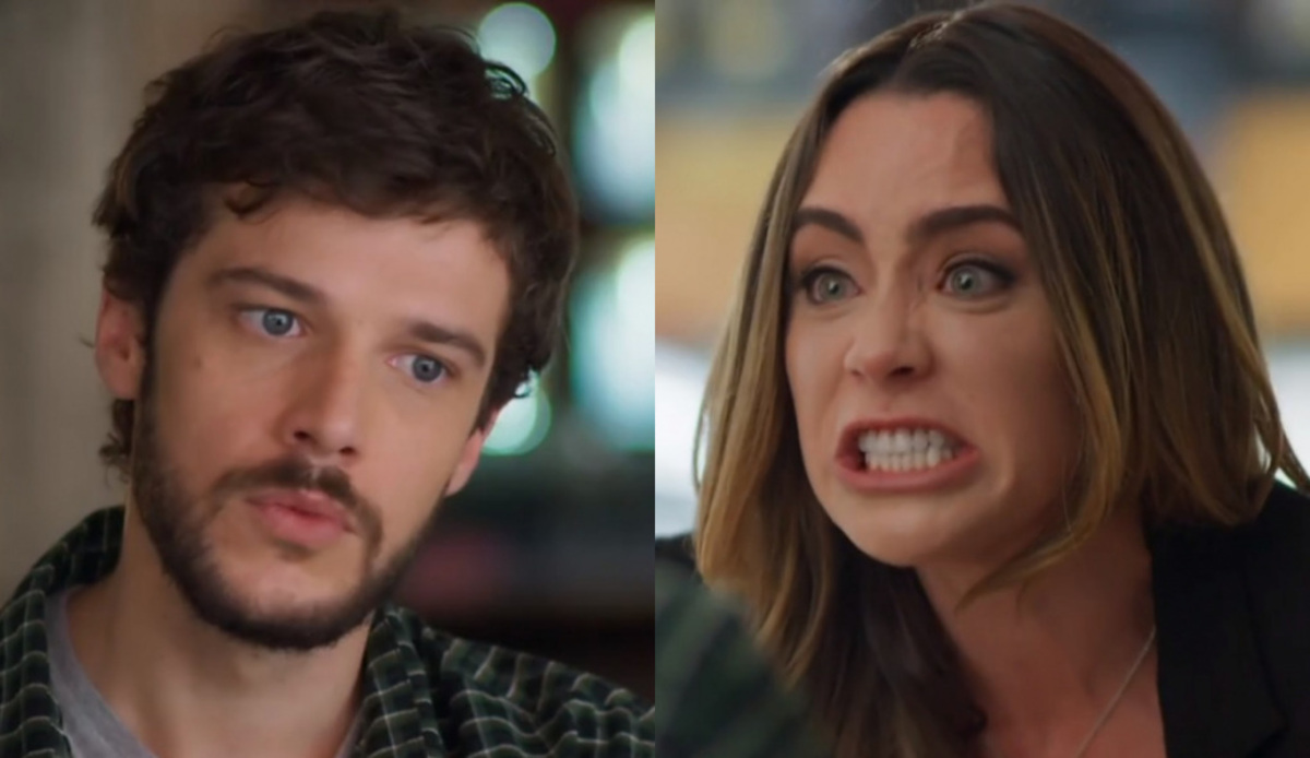 Giovanni (Jayme Matarazzo) e Bruna (Fernanda Vasconcellos) de Haja Coração