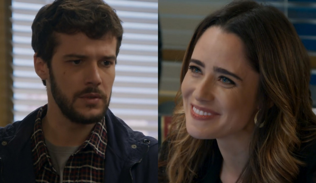 Giovanni (Jayme Matarazzo) e Bruna (Fernanda Vasconcellos) de Haja Coração