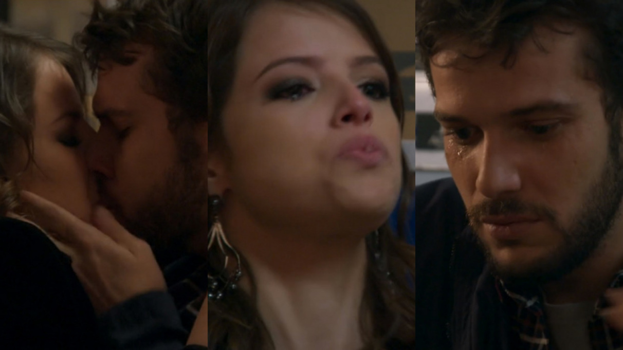 Giovanni (Jayme Matarazzo) e Camila (Agatha Moreira) de Haja Coração