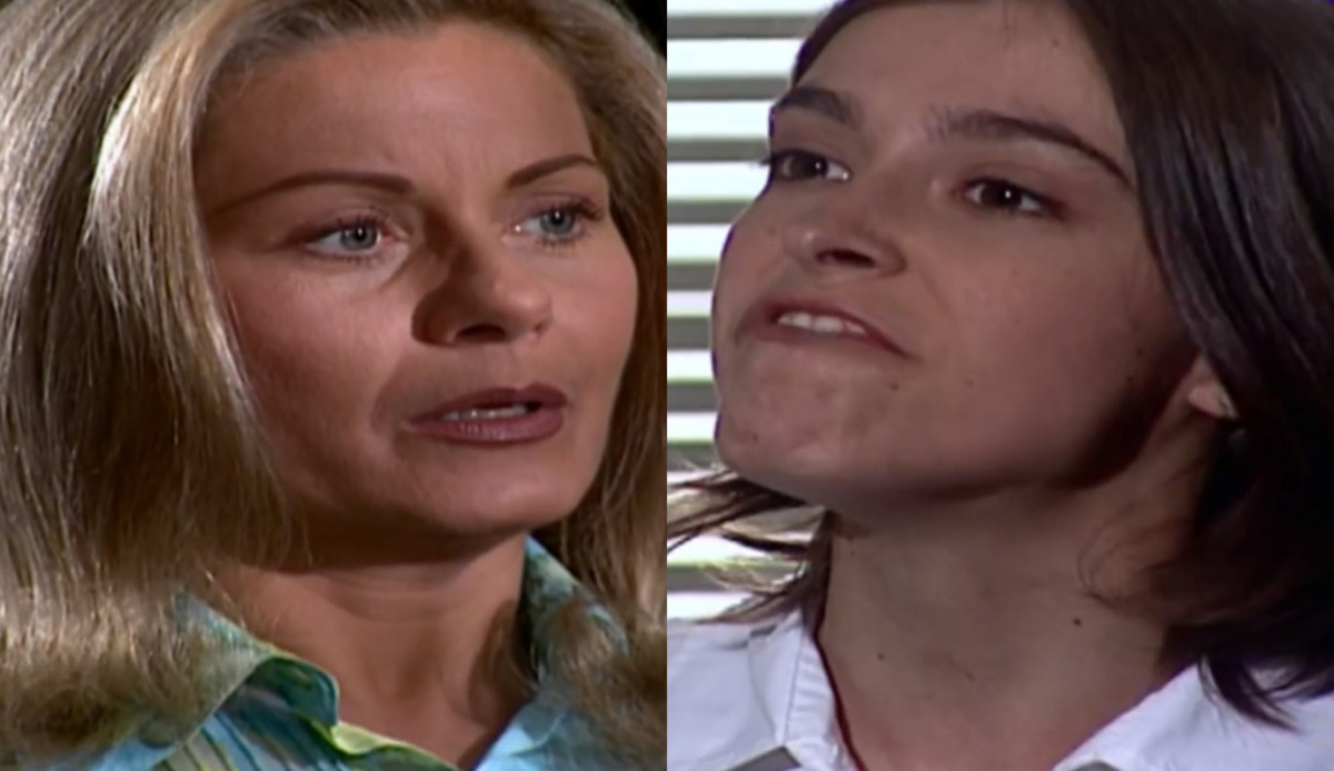 Helena (Vera Fischer) e Ciça (Júlia Feldens) de Laços de Família